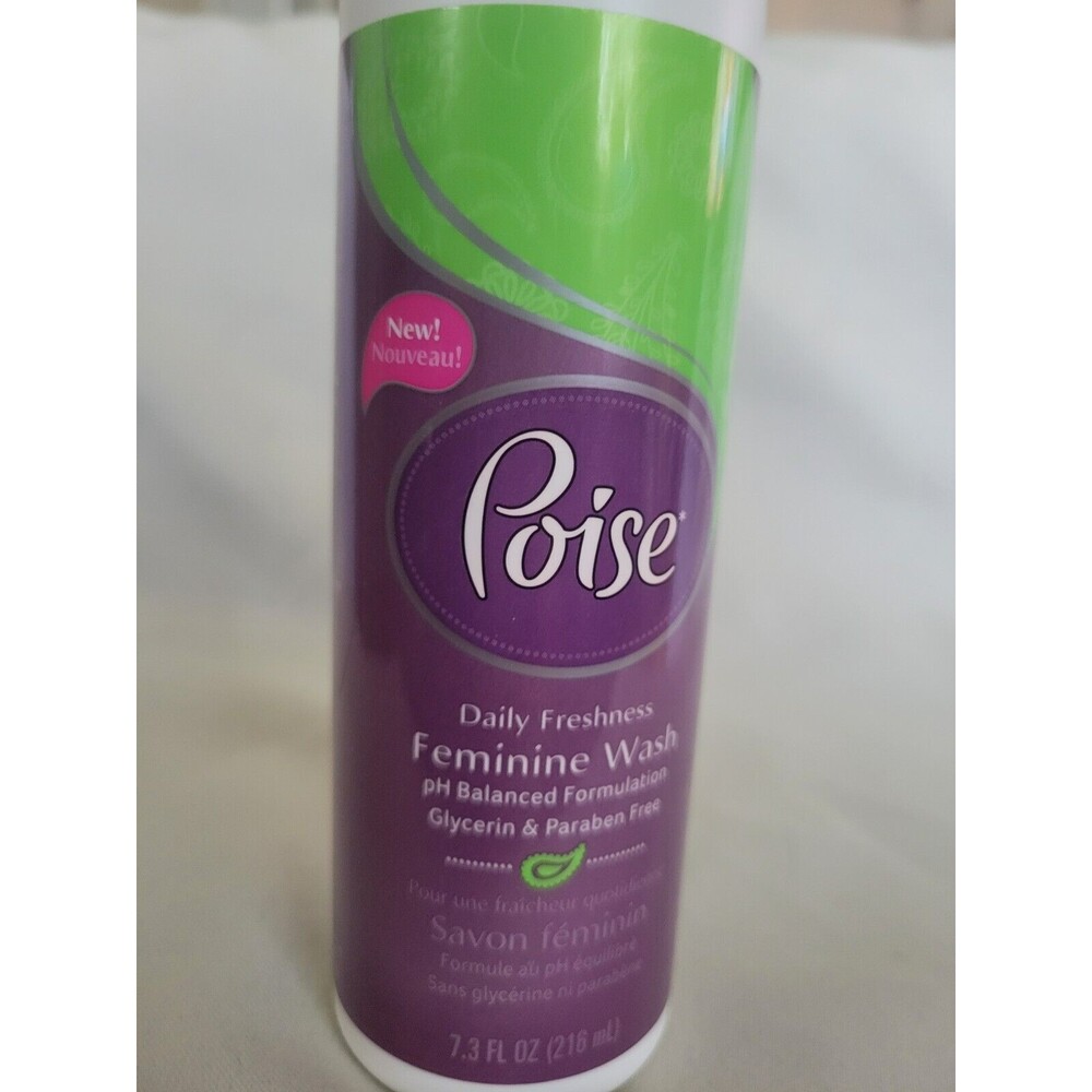 Poise Feminine Wash Daily Freshness pH Balanced 7.3 Fl Oz Brand New
